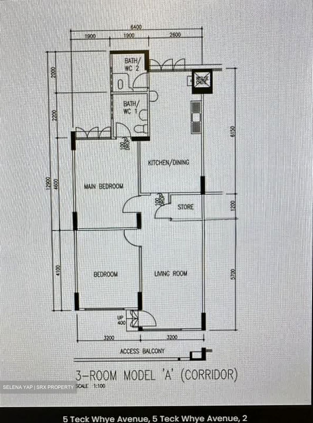 Blk 5 Teck Whye Heights I (Choa Chu Kang), HDB 3 Rooms #585030161